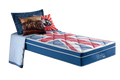 Colchão Anjos Solteiro Molas Superlastic London Euro Pillow (88x188x26)