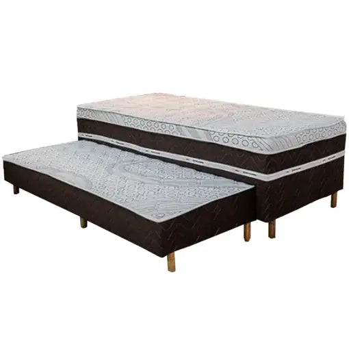 CAMA BOX/COM AUXILIAR LIVINA/CONF MAX MOLA ENSAC C/AUX *88X48 -