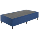 Base Box Solteiro London (88x188x30) - Anjos Colchões - Azul