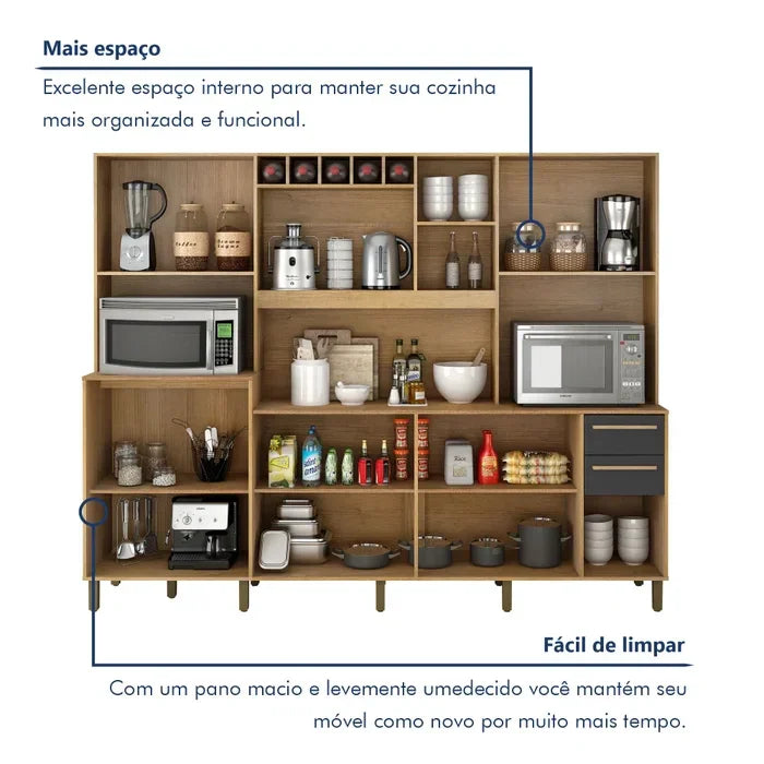 KIT COZINHA NICOLE 182cm.