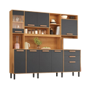 KIT COZINHA NAPOLES 220cm C/Vidro