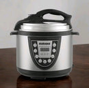 Panela de Pressão Elétrica Multifuncional 3L e 5L  Digital inox Itatiaia Inox Preto Brilhante.