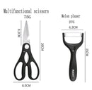 Conjunto De Facas Inox 6/9 Peças  Antiaderentes Com Cabo Reforçando.