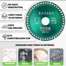 Disco de Corte Diamante 6 em 1 Lamina de Serra Multifuncional 100mm para Cortes Ultra Rápidos é Preciso.