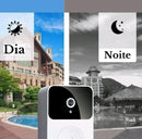 Campainha Inteligente Sem fio Wi-Fi Com visão Noturna Audio é Video 1080p