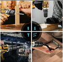 FURADEIRA PARAFUSADEIRA SEM FIO A BATERIA 48V 3/8 10MM COM MALETA E ACESSÓRIOS