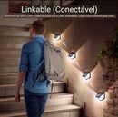 Luminária Solar 100 Leds  Com Sensor De Proximidade Para Jardim A Prova D'agua.