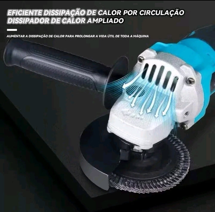 Esmerilhadeira Lixadeira Angular 11000rpm-bateria De Lítio