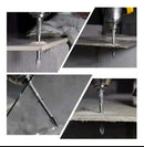 KIT Jogo 7 Brocas Fura Titânio, Concreto, Porcelanato.