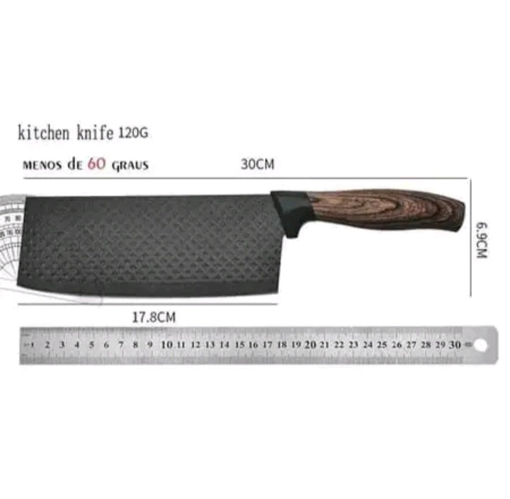 Conjunto De Facas Inox 6/9 Peças  Antiaderentes Com Cabo Reforçando.