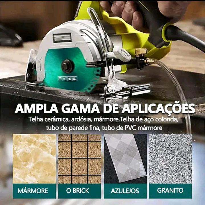 Disco de Corte Diamante 6 em 1 Lamina de Serra Multifuncional 100mm para Cortes Ultra Rápidos é Preciso.